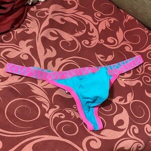 SUKREW thong Vibrant Blue and Pink Men's medium